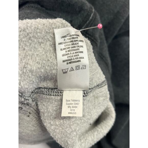 Aeropostale Jogger Sweatpants Womens Small Gray Crop Logo Fleece Lounge Casual - Picture 11 of 13